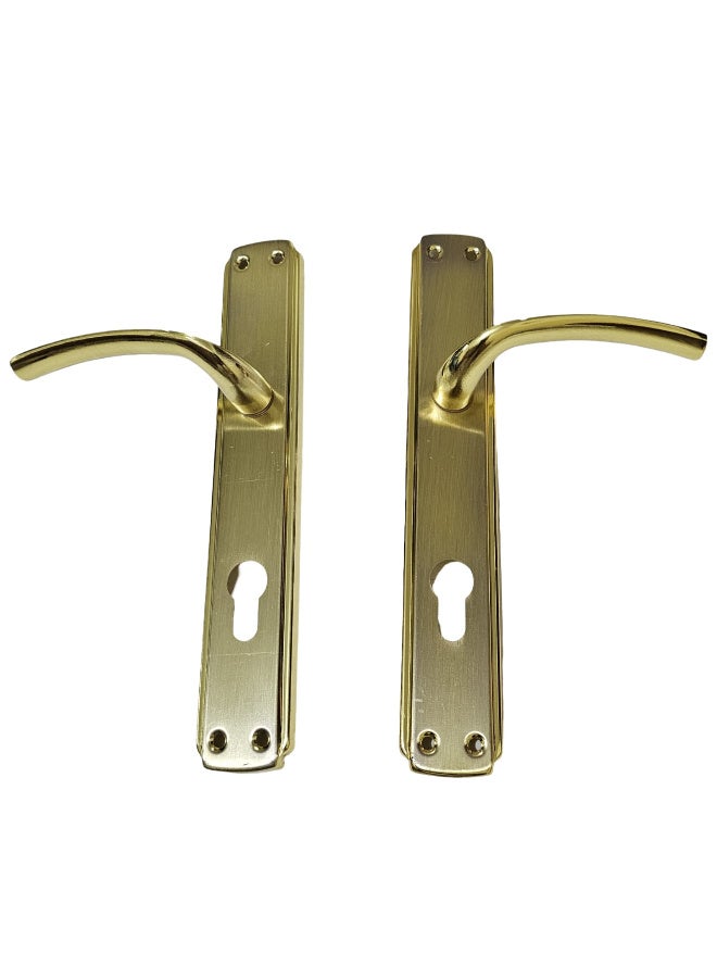 مجموعة مقابض الابواب المزخرفة مع أدوات التركيب عدد 2 زوج - Image 2