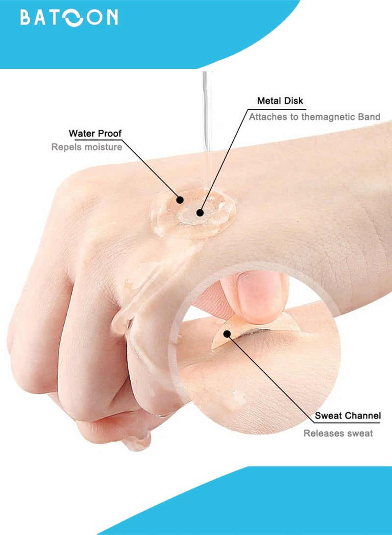 باتون شرائط الأنف لتحسين تدفق الهواء (45 قطعة) - مغناطيسات الأنف للتنفس وتخفيف الشخير وتحسين النوم - دعم أنفي متقدم لتحسين التنفس ومريح وصديق للبشرة ومقاوم للعرق - (أبيض) - Image 4