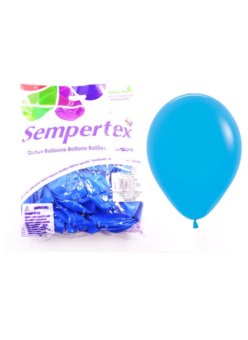 سيمبرتكس لاتكس 453.59 جرام بالونات، أزرق - Image 3