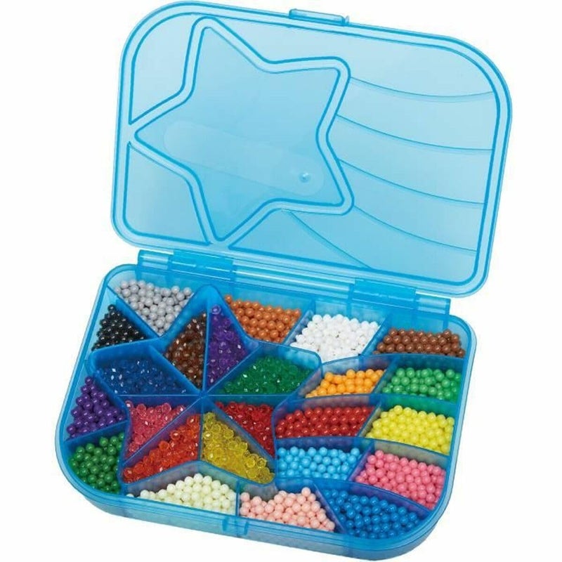 Aquabeads Mega Bead Set - Arts & Crafts Bead Refill Kit for Children Ages 4+ - Includes Over 2,400 Beads and Shooting Star Storage Case - Image 1