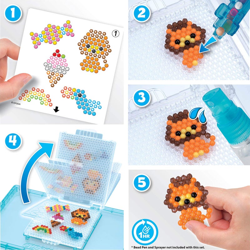 Aquabeads Mega Bead Set - Arts & Crafts Bead Refill Kit for Children Ages 4+ - Includes Over 2,400 Beads and Shooting Star Storage Case - Image 3