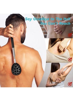 HY Telescoping Back Scratcher for Men, Women & Kids, 3Pcs Back Scratcher Heads, Dual Sides Scratcher/Bear Claw/Rake Scratcher for Father's/Mother's Day, Birthday Gifts  - Image 5