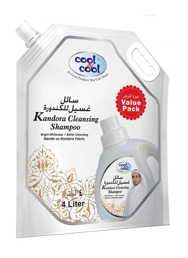 Cool & Cool - Kandora Cleansing Shampoo Pouch 4L - Image 1