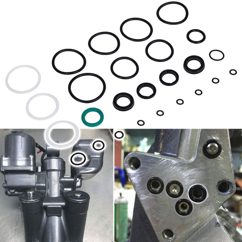 Tilt Trim Seal Kit 1997  Up 115225FS Fast Strike Power for Yamaha Boat Power Units 115HP 150HP 175HP 200HP Some 225HP 250HP Showa  63P43800004D 64E43822 with More ORing