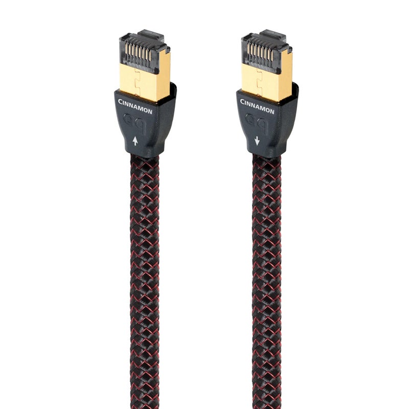 AudioQuest 0.75 m RJ/E Cinnamon 0.75 M Cat 7 Black Network Cable - Network Cables (0.75 m, Cat 7, RJ-45, Black) - Image 1