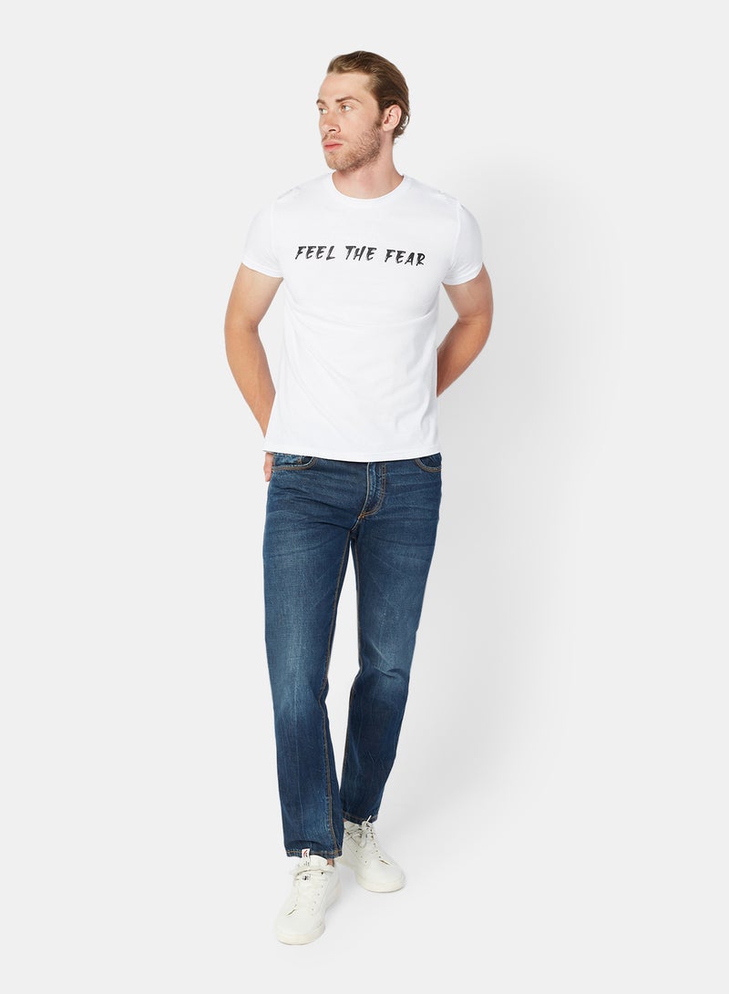 Coup Contrast Slogan T-Shirt - Image 3