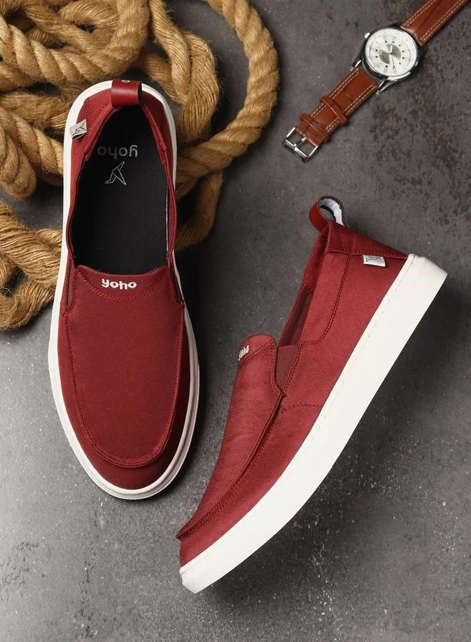 YOHO Men Kite Breathable Slip-On Sneakers