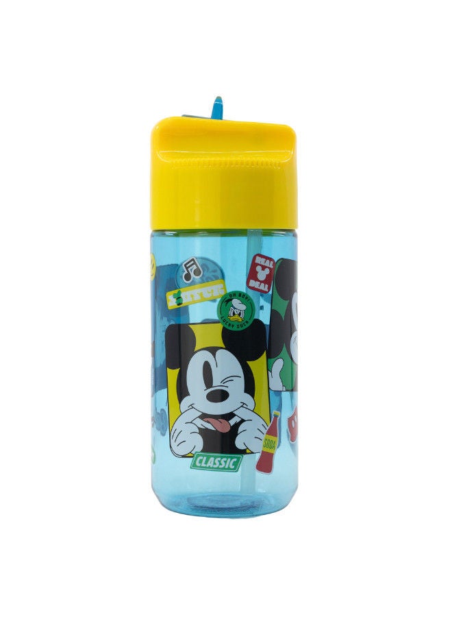 Mickey Mouse Bottle Eco Zen Hydro 430ml Multicolour Water Bottle Drinking Bottle Hydration Bottle Tumbler Flask Portable Glass Travel Mug