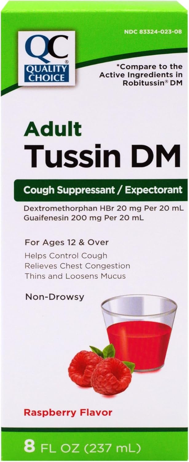 Quality Choice Tussin Dm AlcoholFree Cough SupressantExpectorant 8 Fluid Ounces 237ml Boxes Pack of 6 - Image 2