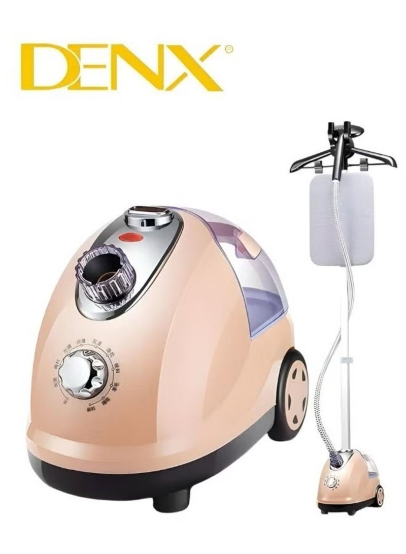 Denx 2000W High Power Portable Vertical Steamer Iron Remove Wrinkles Fast  Professional Garment Steamer, 2 in 1, Flatbed Vertical Steamer, 2000W, Fast Heating with 1.8L Water Tank , From Denx - Image 1