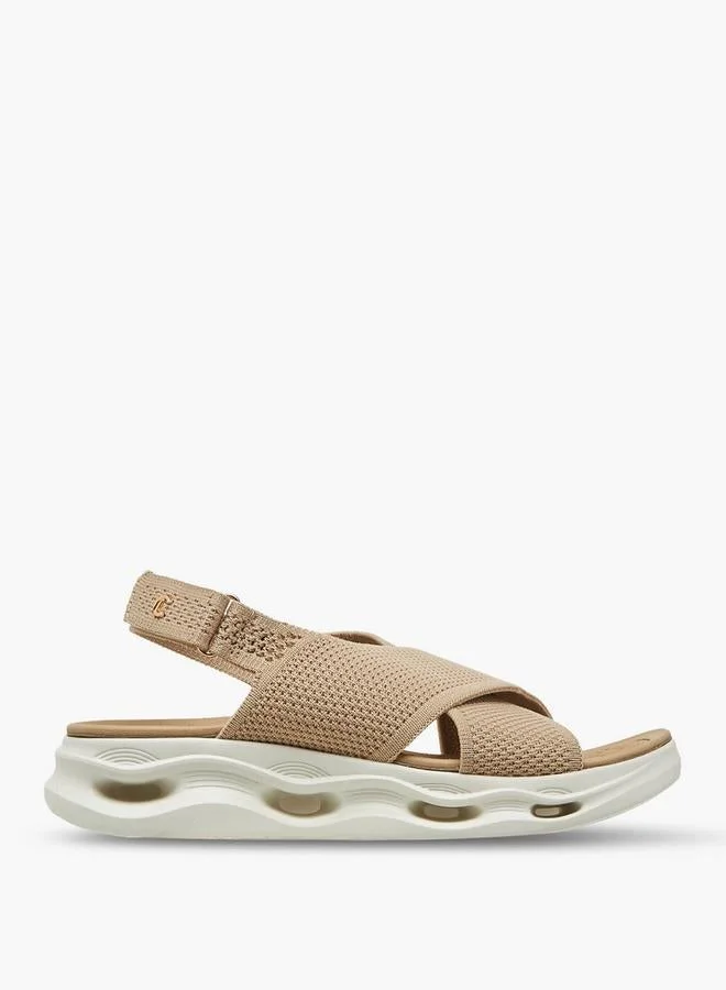 Le Confort Women Platform Heel Cross Strap Sandals