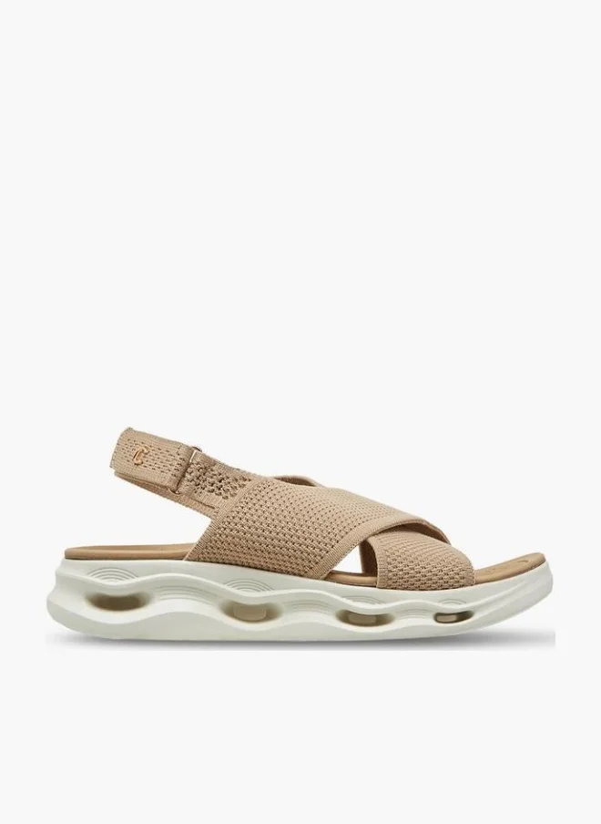 لو كونفورت Women Platform Heel Cross Strap Sandals