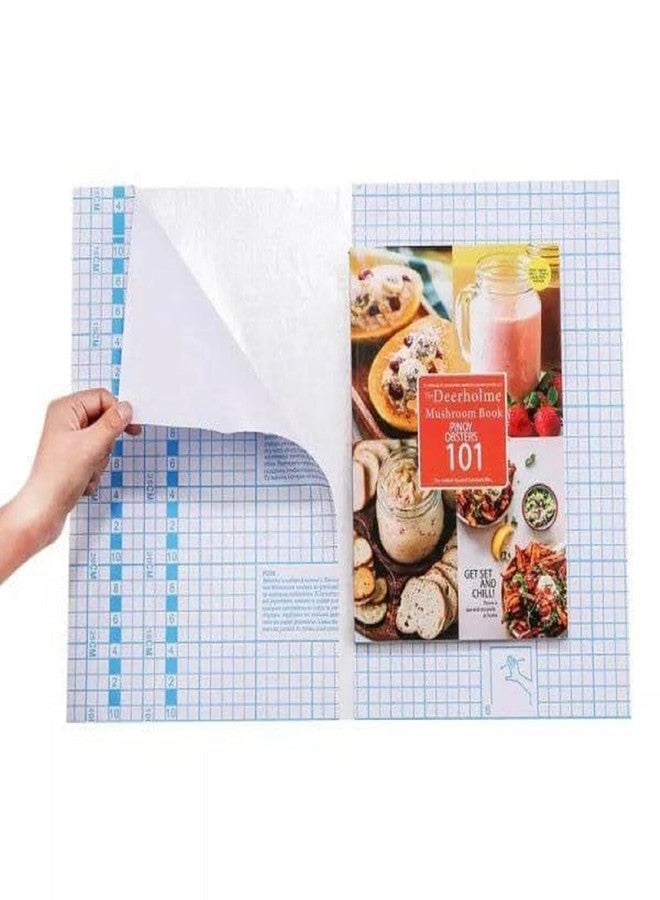 MODUX Book Covers Waterproof Plastic Clear Sticker | Self Adhesive Transparent Book Cover Film for Textbooks & Notebooks | Thick Protective Cover for School Office | A4 Size Pack of 30 - Image 2