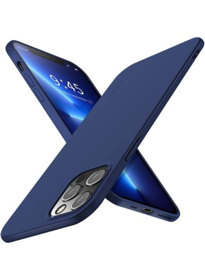 GUARDIAN X-level Compatible iPhone 15 Pro max Case Slim Fit Ultra-Thin Guardian Series Soft TPU Matte Finish Coating Phone Cases Lightweight Back Cover Grip for iPhone 15 Pro max 6.7"-Navy blue - Image 1