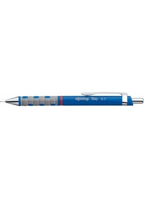 Rotring - Tikky School Set 0.7 mm Blue Versatile Pen + Eraser + Nib - Image 1