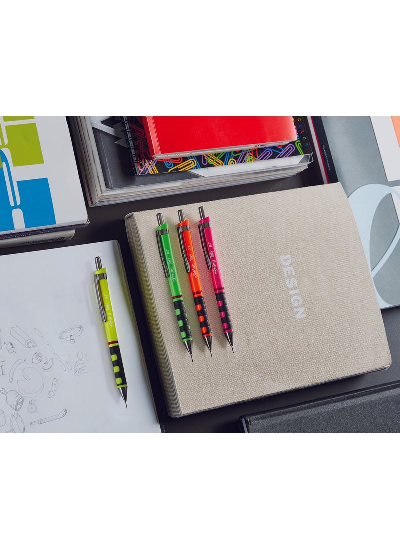 Rotring - Tikky School Set 0.7 mm Blue Versatile Pen + Eraser + Nib - Image 1