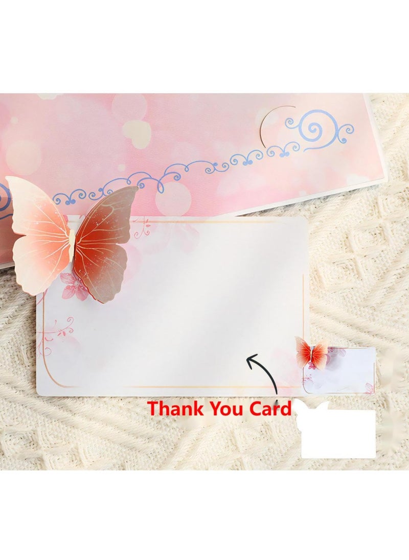 phomemo - Fancy Elegant Design 3D Pop-Up Card, Greeting Card for Birthday, Sturdy and Solid Cardstock Gift Card with Envelope and Thank You Card - Image 1