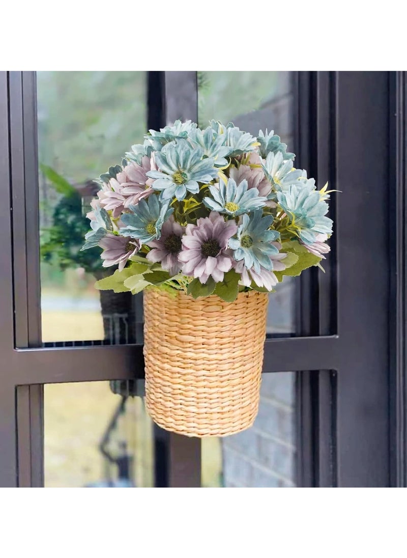 Eternal Blooms: Artificial Mix Mini Daisy Flowers for Timeless Elegance Blue