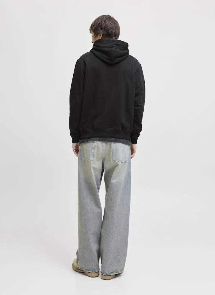 جاك اند جونز Logo Pullover Hoodie