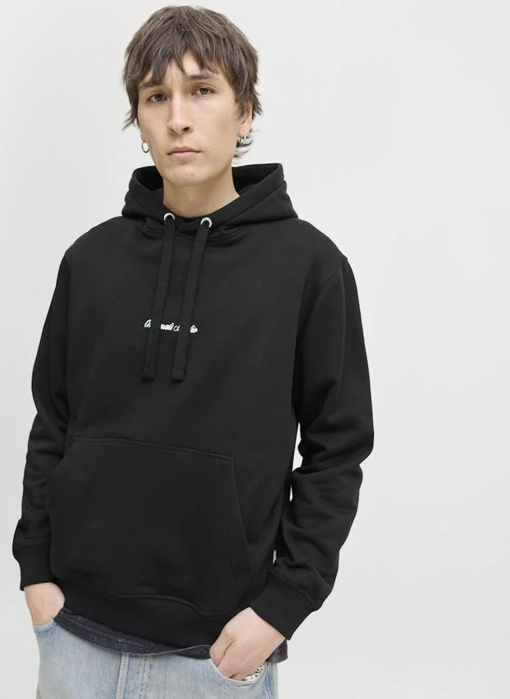 جاك اند جونز Logo Pullover Hoodie