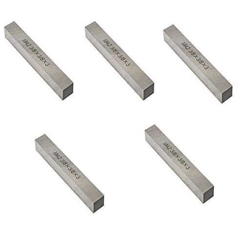 AI 5 قطع جديدة 3/8" × 3/8" × 3" بت مربع HSS قاطع طيران لآلة الخراطة م2 - Image 1