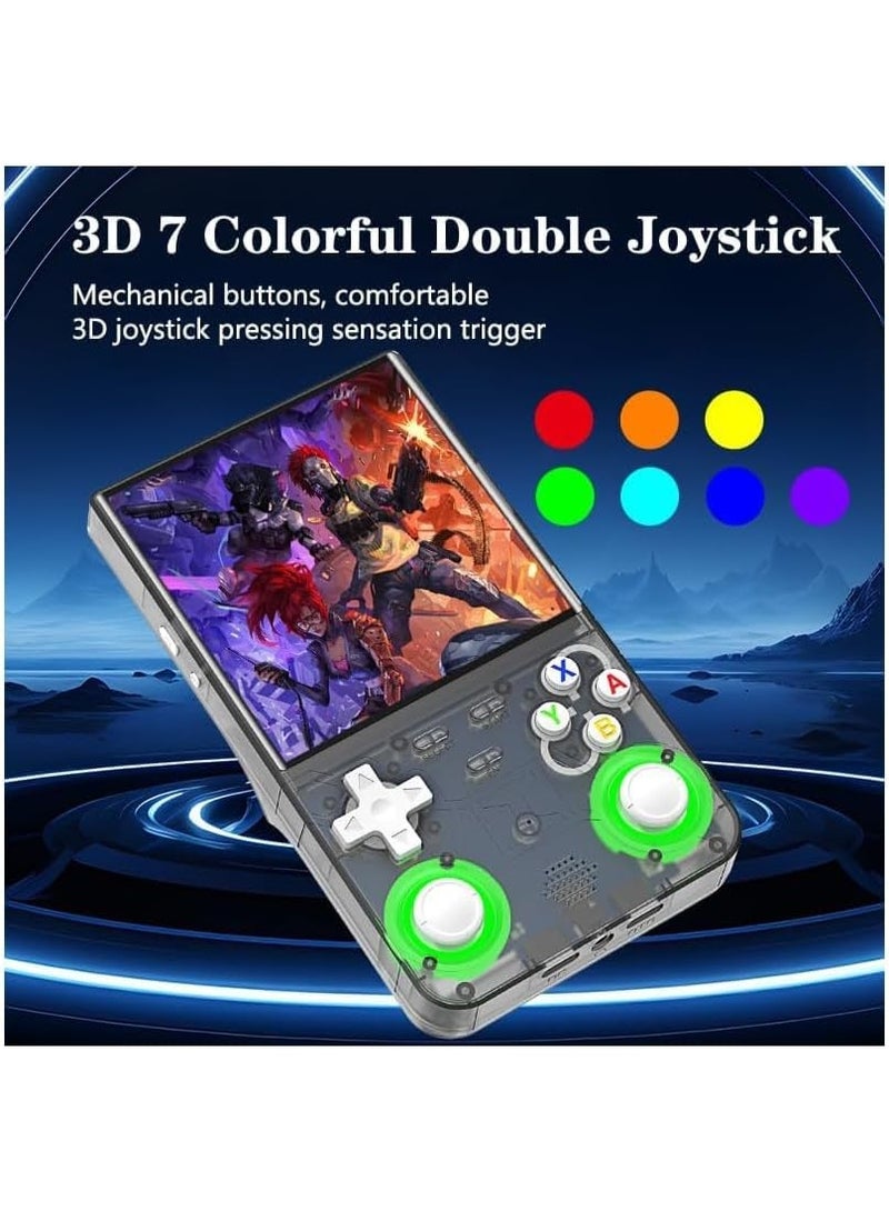 JAJEEK R36 Ultra Retro Handheld Game Console with 64GB Built-In Storage, 20,000+ Preloaded Games, 3000mAh Rechargeable Battery, Supports 20+ Simulators, Linux System, 4.0-Inch IPS Screen, Portable Pocket Arcade Gaming Device (Transparent Black) – Perfect for Travel and Retro Gaming Fans - Image 5