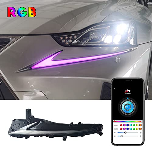 HCMOTIONZ Day Running Light sequential DRL Compatible with Lexus IS200t IS300 IS350 F-sport 2017-2020 DRL App control（NOT FIT 13-16） - Image 4