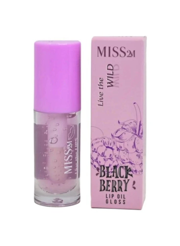 Blackberry Lip Oil Gloss, Shade 03, 4ml