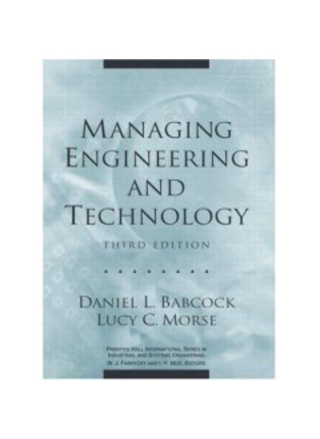 Managing Engineering And Technology 
