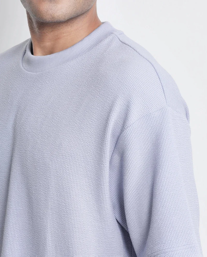 Rare Rabbit Men's Knitted Seersucker T-Shirt