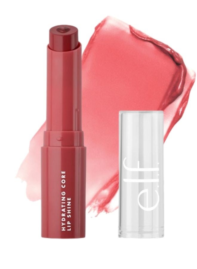 elf e.l.f. Hydrating Core Lip Shine Joyful – Tinted Hydrating Lip Balm with Glossy Shine, Nourishing Heart-Shaped Core, Lightweight Moisturizing Formula, 2.3 g / 0.08 oz - Image 1