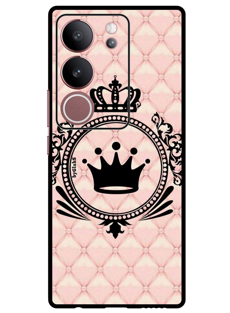 Theodor Protective Case Anti Scratch Shock Proof Bumper Cover For Vivo V29 - V29 Pro Princess Crown - Image 1