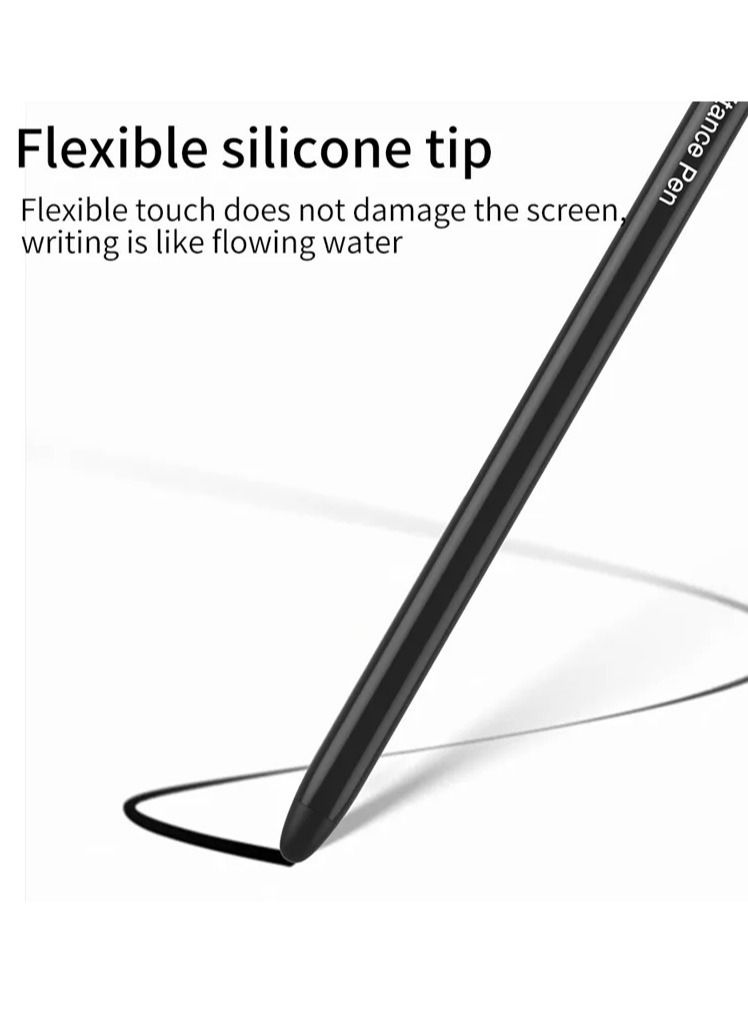 ELTRAZONE قلم S Pen إصدار Fold من Galaxy Z Fold 4، قلم S Pen سامسونج Z Fold 4، 4096 مستوى ضغط، قلم بديل لجهاز سامسونج جالاكسي Z Fold 4 5G + نصائح/رؤوس (أسود) - Image 1