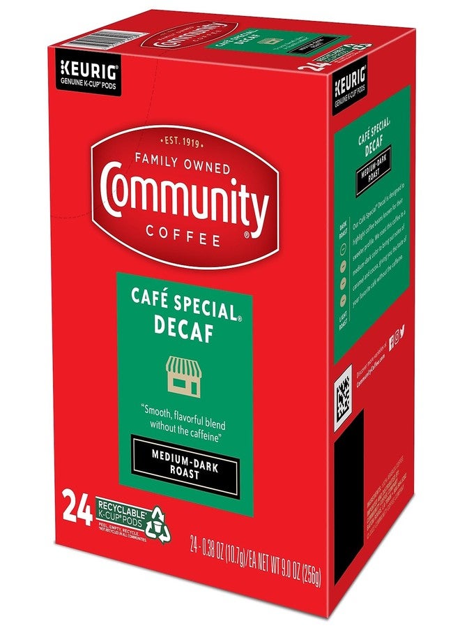Community Coffee Cafe Special Decaf 24 Count Coffee Pods, Medium Dark Roast, Compatible with Keurig 2.0 K-Cup Brewers, 24 Count (Pack of 1) - Image 5
