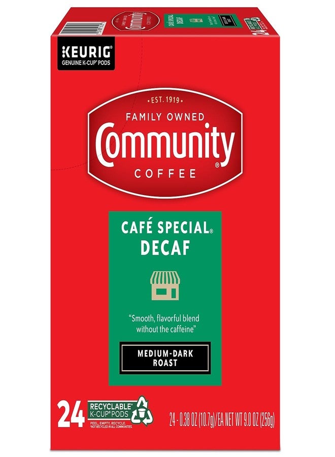 Community Coffee Cafe Special Decaf 24 Count Coffee Pods, Medium Dark Roast, Compatible with Keurig 2.0 K-Cup Brewers, 24 Count (Pack of 1) - Image 4