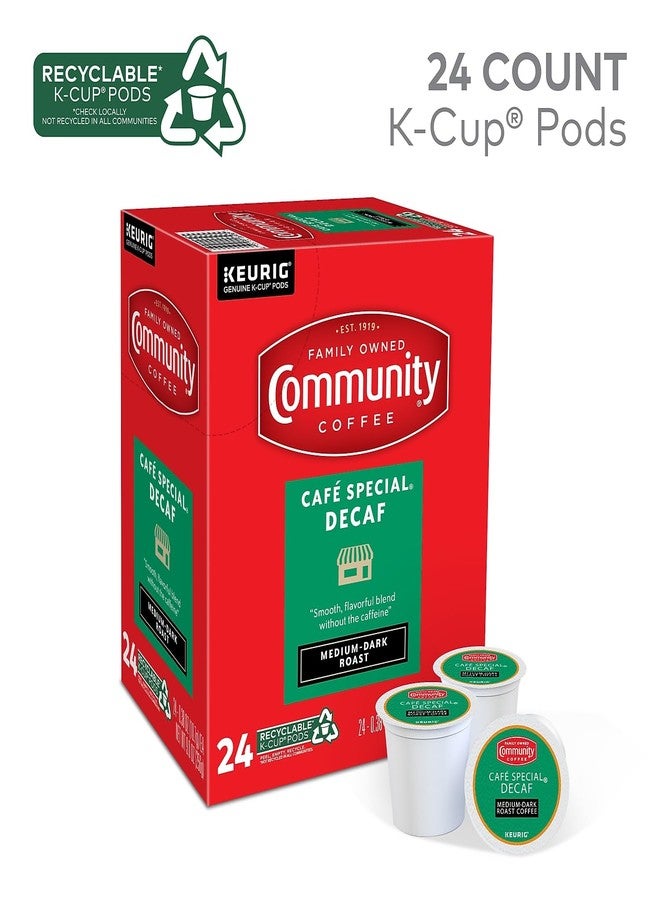 Community Coffee Cafe Special Decaf 24 Count Coffee Pods, Medium Dark Roast, Compatible with Keurig 2.0 K-Cup Brewers, 24 Count (Pack of 1) - Image 2