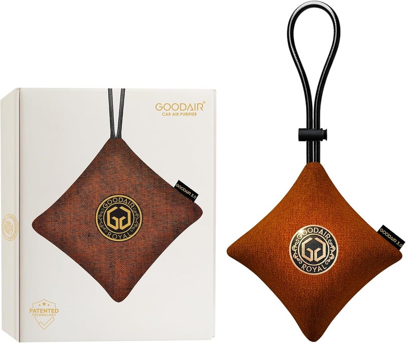 GOODAIR 3.0 Non-Electric Car Air Purifier | Romantic Coffee | 24/7 Purification, Patented Technology, Clinically Proven to Prevent Motion Sickness - Image 1