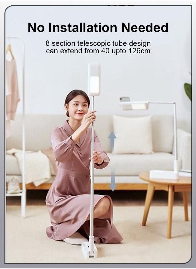 DBLEW - Gaming YouTube Vlog Streaming Mini Bluetooth Portable Selfie Ring Light Stick 3200-5500K For Live Stream Make Up Photography TikTok Reels Videos Recording LED Camera Extendable Foldable Desk Lamp - Image 1
