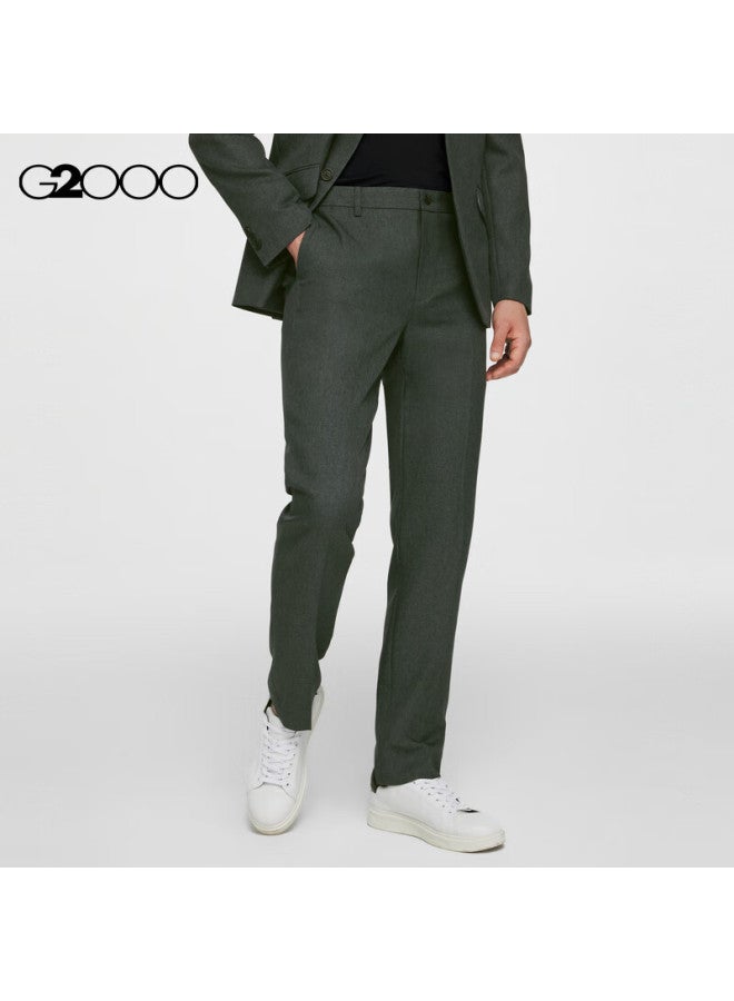 G2000 Spring And Autumn Mall Matching Business Commute Soft Comfortable Formal Dress Pants, Dark Gray, Size 33 - Image 2