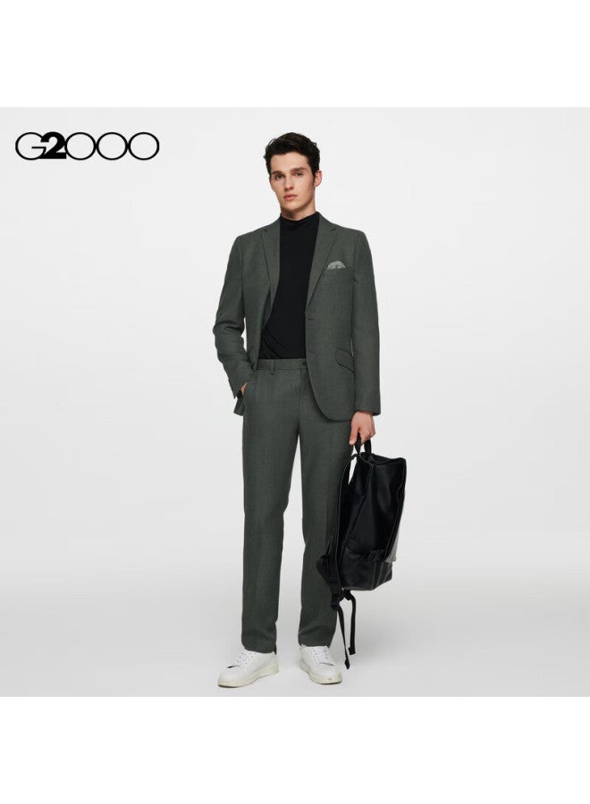 G2000 Spring And Autumn Mall Matching Business Commute Soft Comfortable Formal Dress Pants, Dark Gray, Size 33 - Image 4