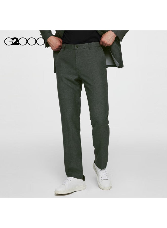G2000 Spring And Autumn Mall Matching Business Commute Soft Comfortable Formal Dress Pants, Dark Gray, Size 33 - Image 3