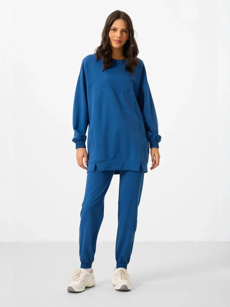 تومي لايف TOMMY Oversized Fleece Sweatshirt And Pants Set
