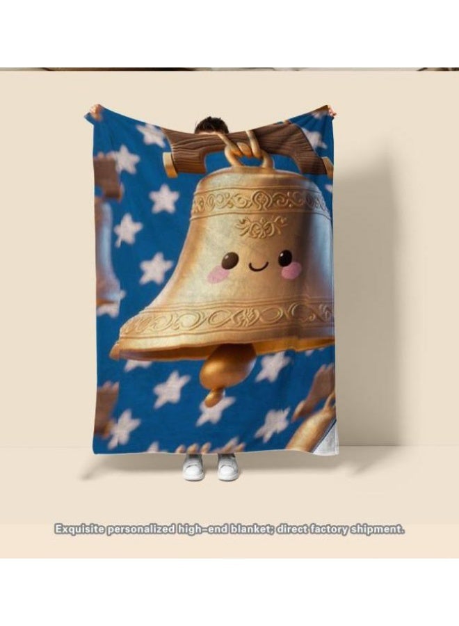 عام بطانية رقيقة من الفانيلا الكرتونية للأطفال والرضع (دافئة ومريحة، ومناسبة للنوم والألعاب) 70 سم * 100 سم - Image 2