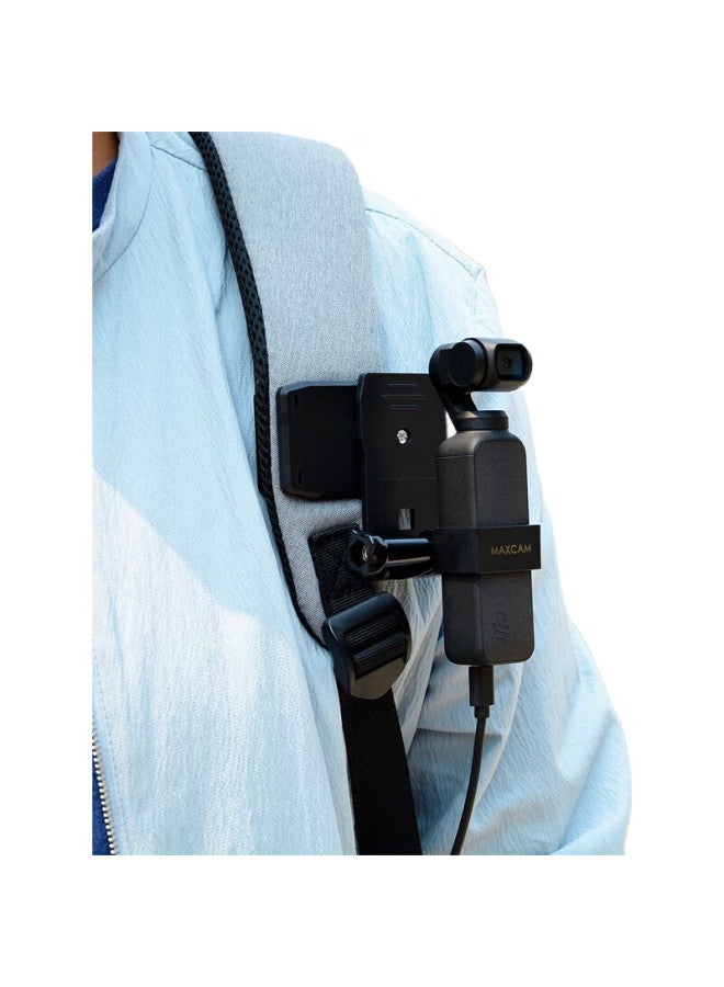 Maxcam Compatible With Dji Osmo Pocket 2/1, Pocket Gimbal Camera Bicycle Mount, Mountain Bike Handlebar Clamp, Bicycle And Electric Bike Mounting Accessories - Image 3