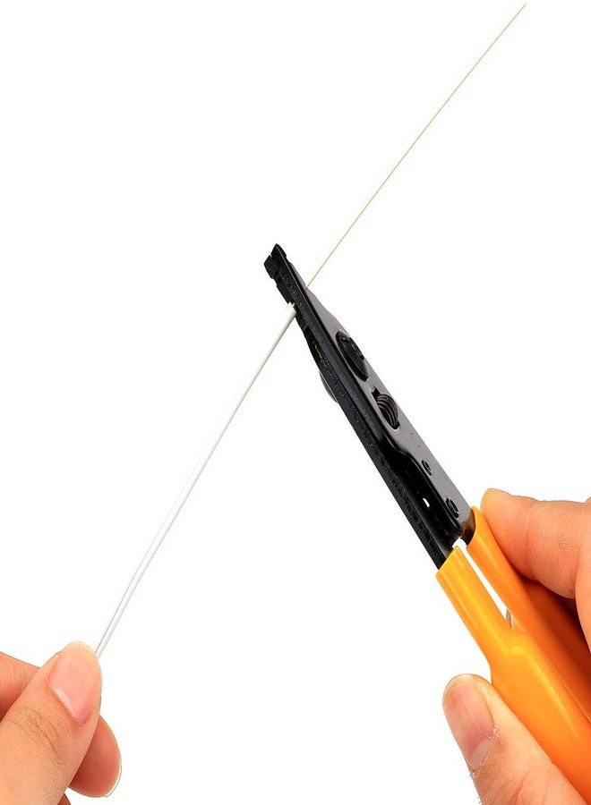 KELUSHI FTTH Fiber Optic Drop Cable Fiber Stripper CFS-2 Double Port Hole Optical Fiber Coating Plier With Stripping Guide Bar - Image 4