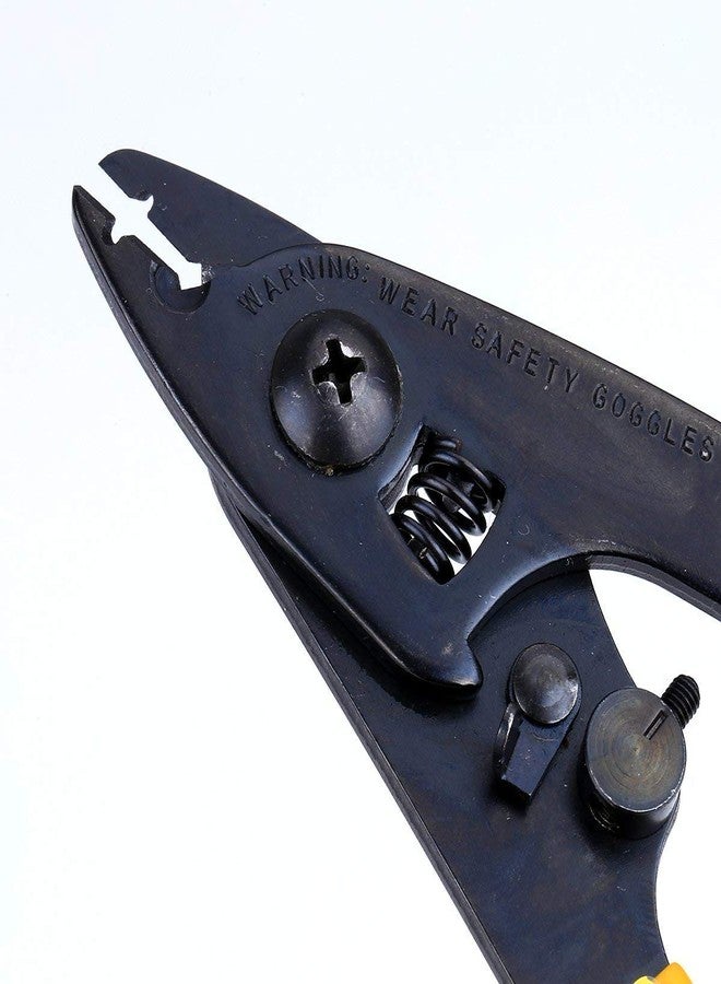 KELUSHI FTTH Fiber Optic Drop Cable Fiber Stripper CFS-2 Double Port Hole Optical Fiber Coating Plier With Stripping Guide Bar - Image 5