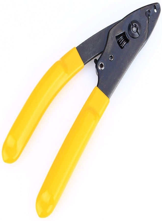 KELUSHI FTTH Fiber Optic Drop Cable Fiber Stripper CFS-2 Double Port Hole Optical Fiber Coating Plier With Stripping Guide Bar - Image 2