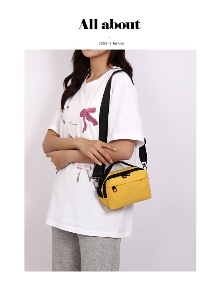 كيفية حقيبة كروس بودي ذات كتف واحد على الطراز الكوري، متعددة الاستخدامات وبسيطة، خفيفة الوزن ومقاومة للماء للرجال والنساء، حقيبة كتف للتسوق والرياضة واليومية. - Image 3