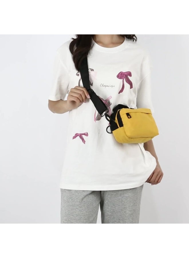 كيفية حقيبة كروس بودي ذات كتف واحد على الطراز الكوري، متعددة الاستخدامات وبسيطة، خفيفة الوزن ومقاومة للماء للرجال والنساء، حقيبة كتف للتسوق والرياضة واليومية. - Image 2