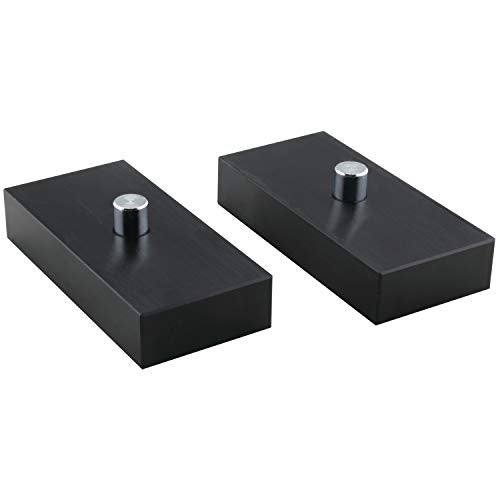 DCVAMOUS Black 1" Rear Leveling Lift Kit Compatible with Ford F250 F350 - Level Lift Blocks (Raise Vehicle 1 Inch) for 1999-2023 F250 F350 Superduty 2WD 4WD | 2000-2005 Excursion 2WD 4WD - Image 1